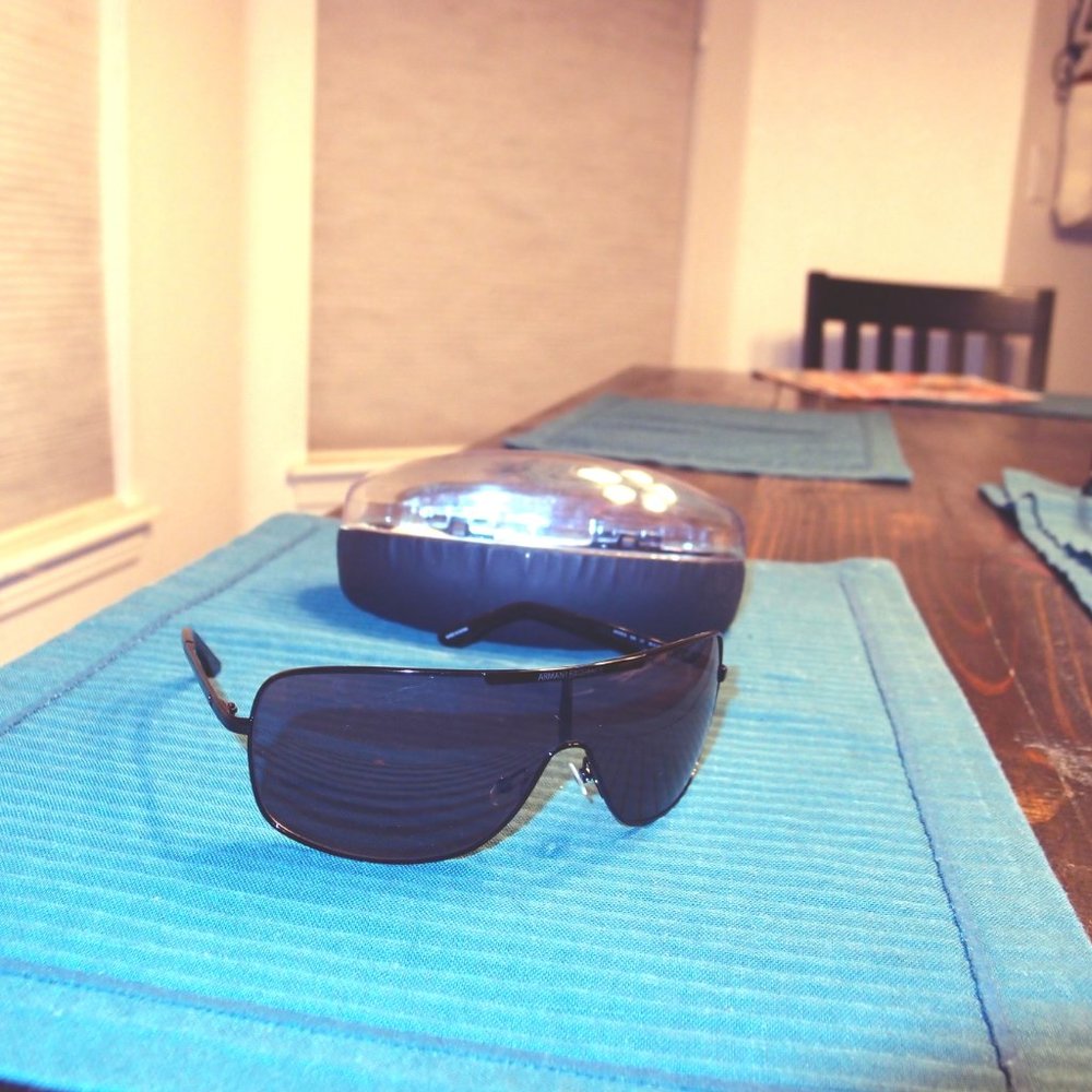 A/X ARMANI EXCHANGE SHIELD UNISEX SUNGLASSES-AX 056/S